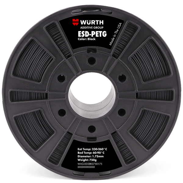 Filamento de Würth Additive Group - PETG ESD