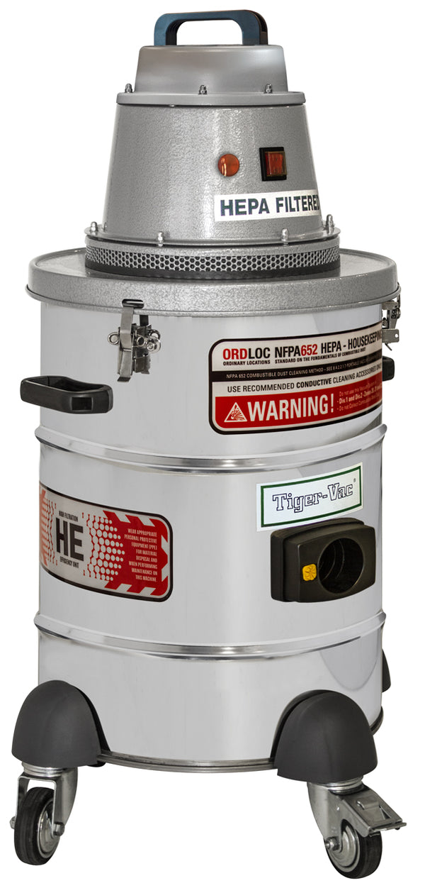Tiger-Vac 2D10 (4W) HEPA ORDLOC 652 W/3D TOOL KIT