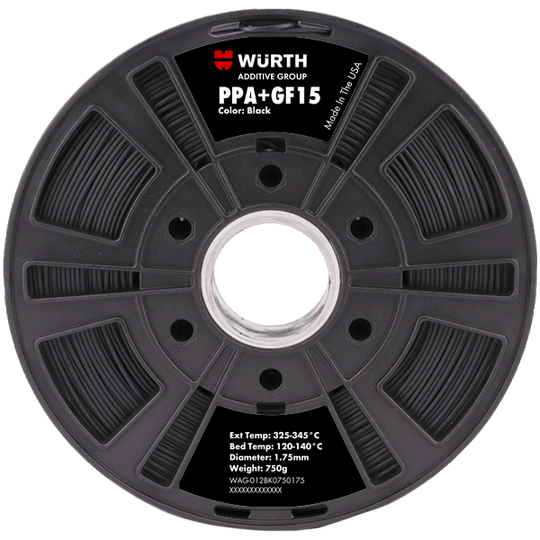 Filamento Würth Additive Group - PPA+GF15