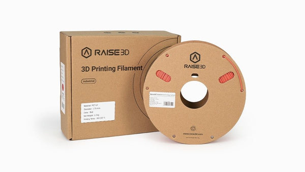 Raise3D Industrial PET GF Filament (1.75mm): Red - 1kg
