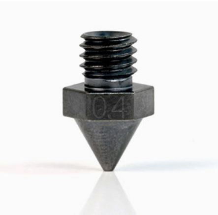 Boquilla de acero 0.4mm con recubrimiento WS2 (solo para impresoras de las series Pro3, Pro2 y E2)